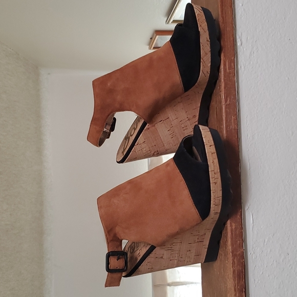 Sam Edelman, Platforms wedge in Suede Hostess pick - Picture 3 of 14
